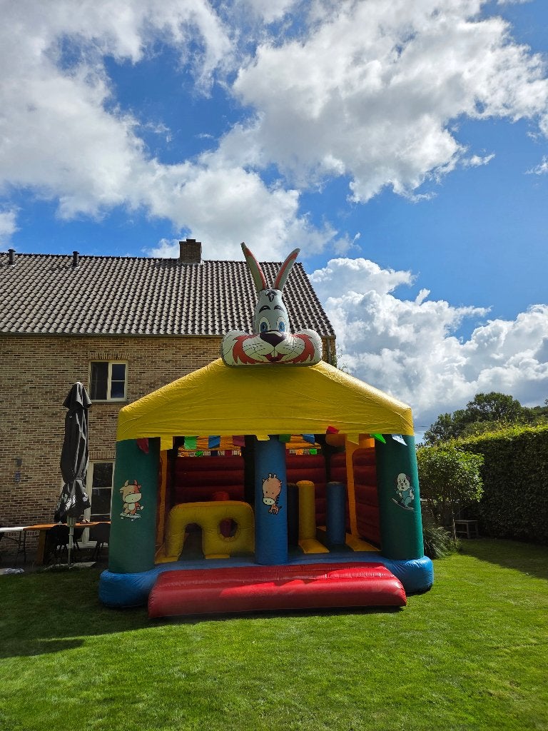 Springkasteel, Ophalen, Gebruikt