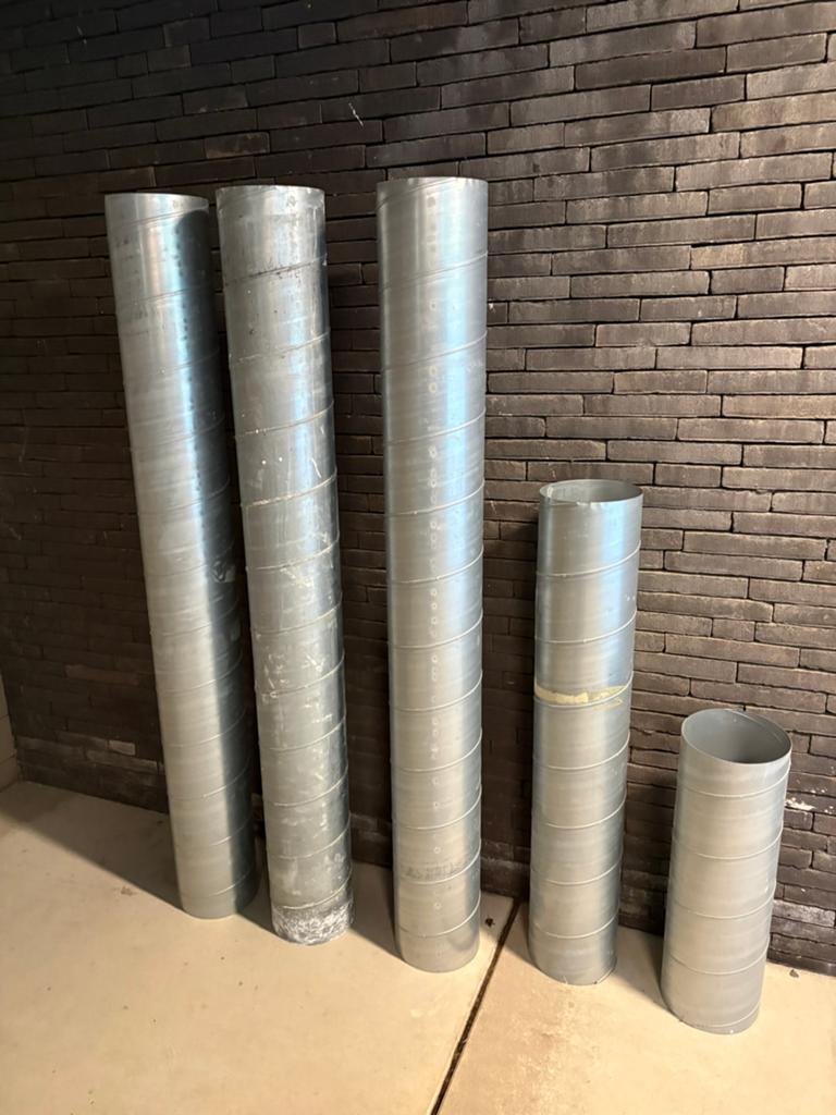 Galva buizen 180mm niet gebruikt. 1,5m, 1m en 0,5 m, Ophalen, Zo goed als nieuw