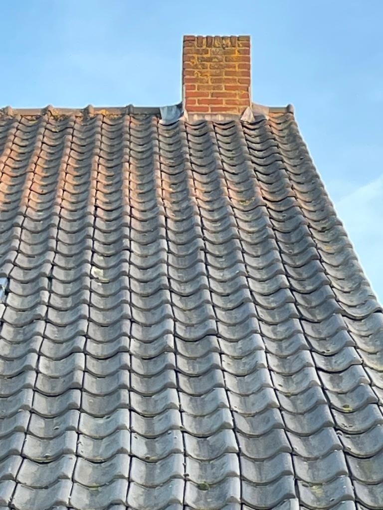 Dakpannen VHV blauw gesmoord, Ophalen, Gebruikt, Steen of Klei, Zwart