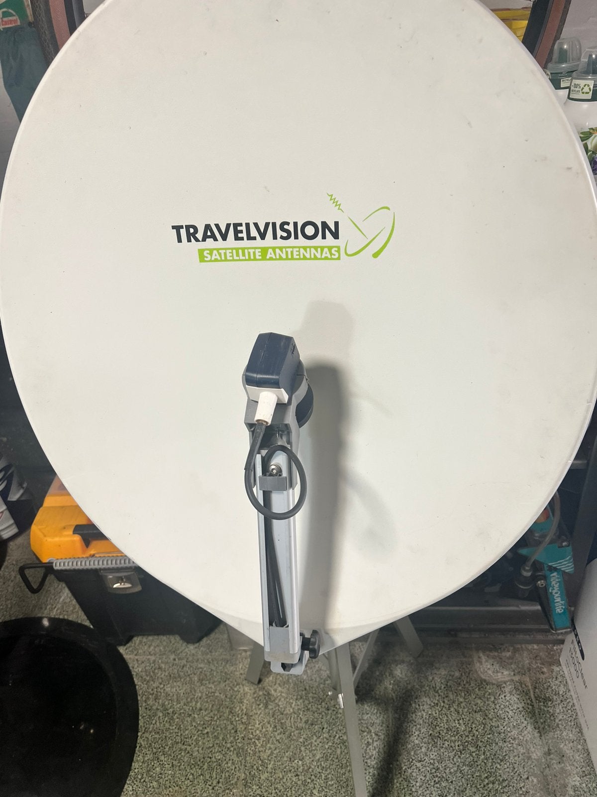 automatische schotelantenne als nieuw, Audio, Tv en Foto, Schotelantennes, Ophalen, Zo goed als nieuw, (Schotel)antenne
