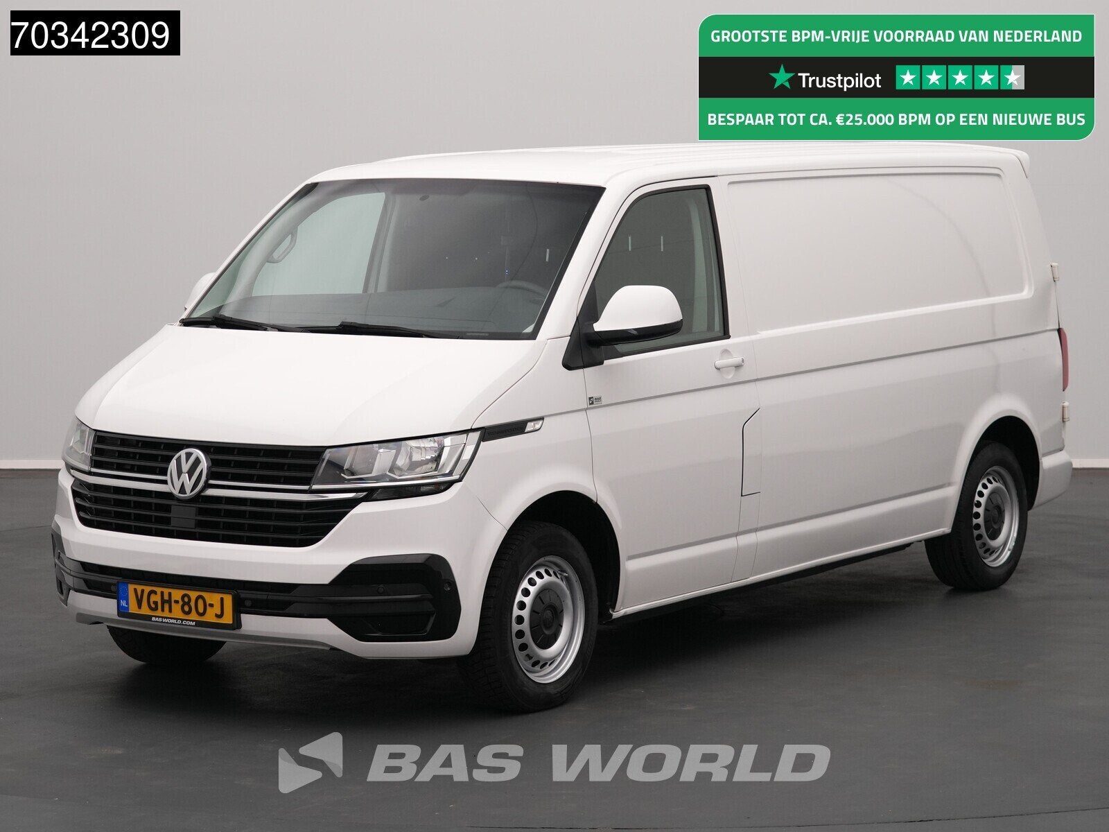 Volkswagen Transporter 110pk Koelwagen L2H1 Airco Parkeersen, Achat, Système Start/Stop, Euro 6, Entreprise