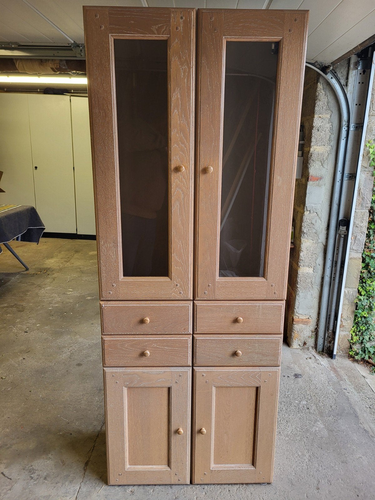 Armoire vitrine., Maison & Meubles, 25 à 50 cm, Autres essences de bois, Utilisé, 50 à 100 cm