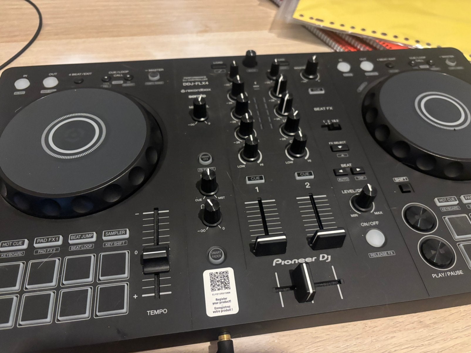 Pioneer DJ flx-4 met pioneer hoofdtelefoon, Ophalen, Zo goed als nieuw, Pioneer