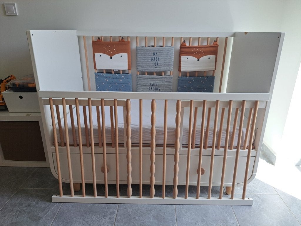 Lit bébé/enfant IKEA MYLLAR, Enlèvement, Utilisé, Sommier à lattes
