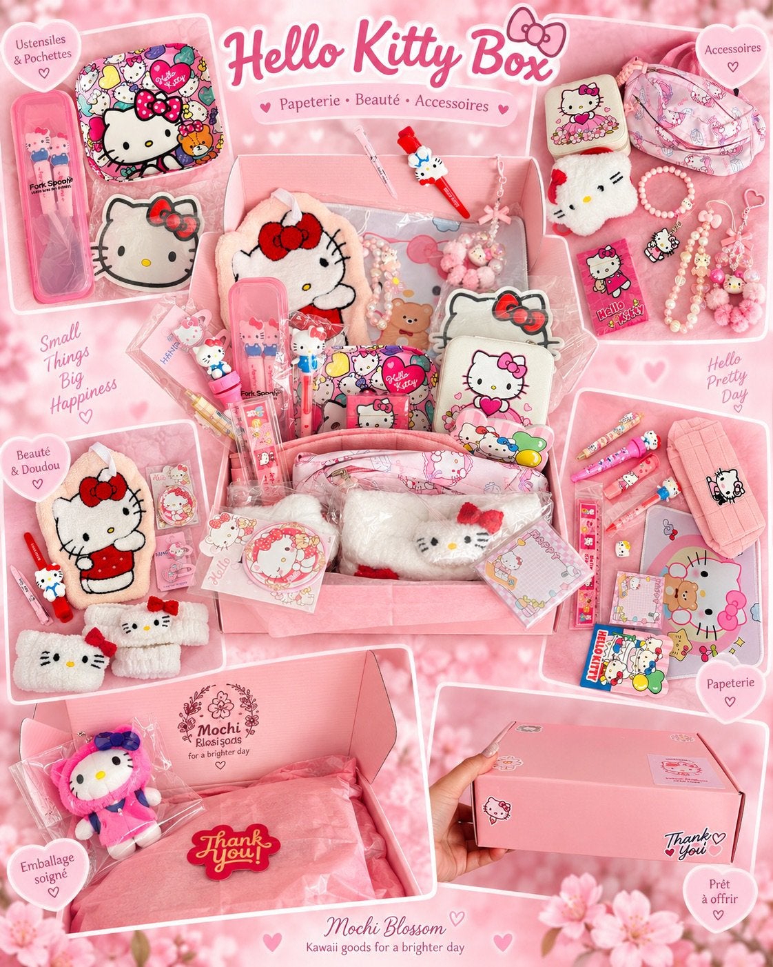 Box Hello Kitty – Kawaii et pleine de douceur, Diversen, Ophalen of Verzenden, Nieuw