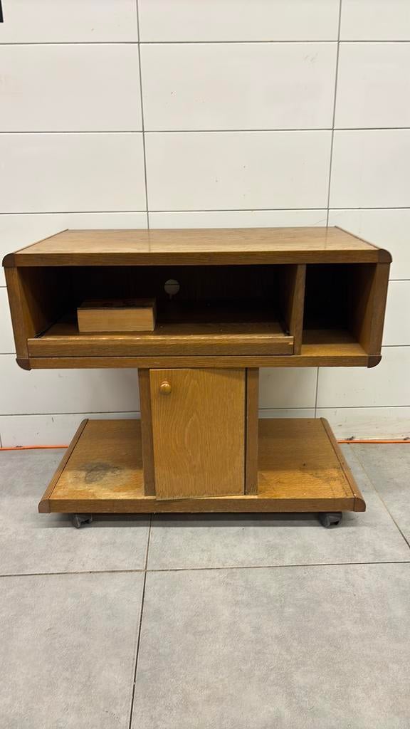 Leuk vintage tv-kastje uit de jaren '70 (breda), Ophalen, Zo goed als nieuw