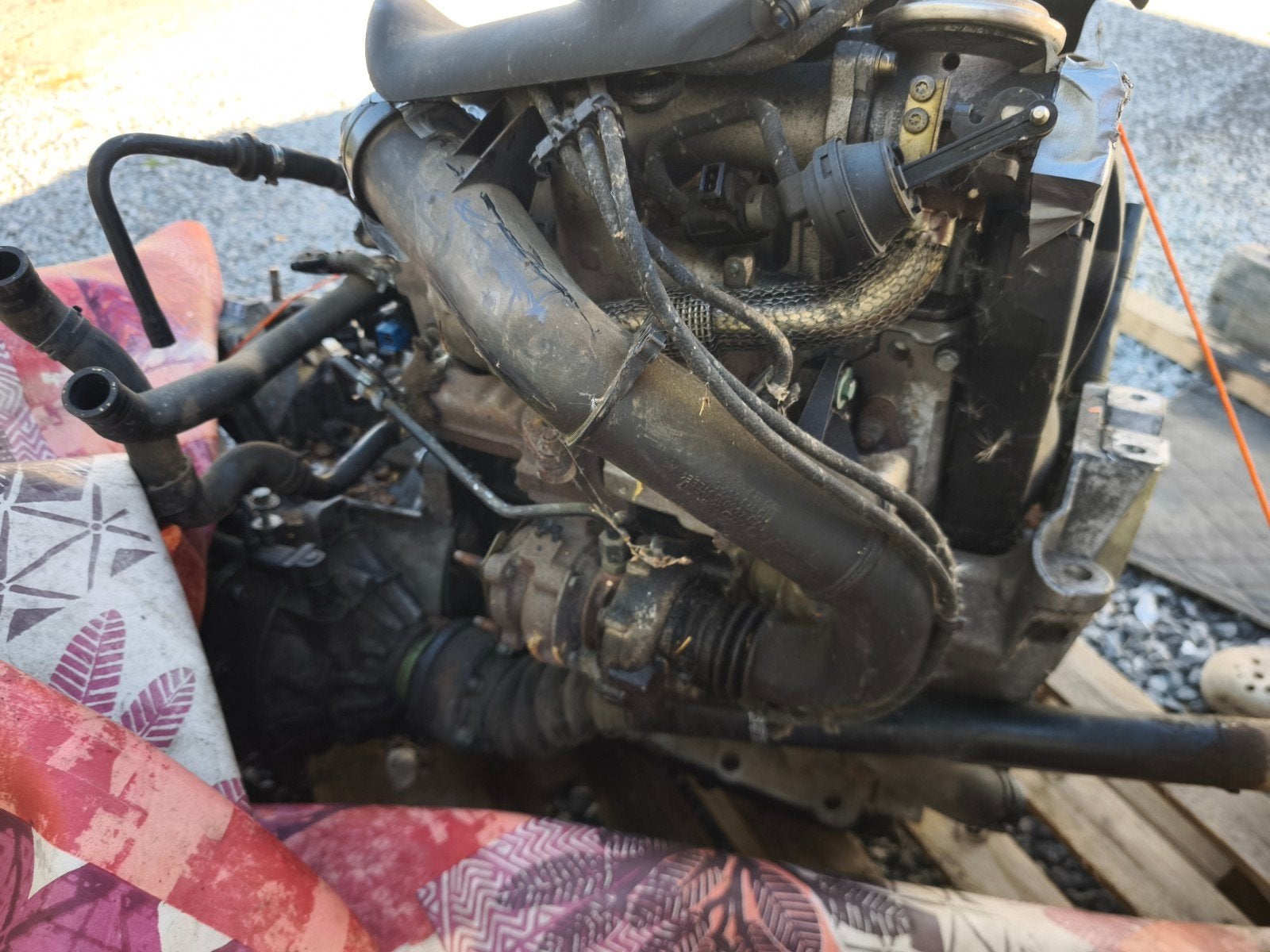 complete 19tdi-motor, Auto-onderdelen, Ophalen, Gebruikt, Audi