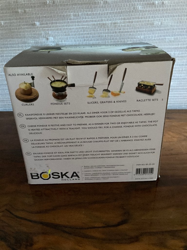 kaasfondue Boska, Overige merken, Overige typen, Ophalen of Verzenden, Zo goed als nieuw