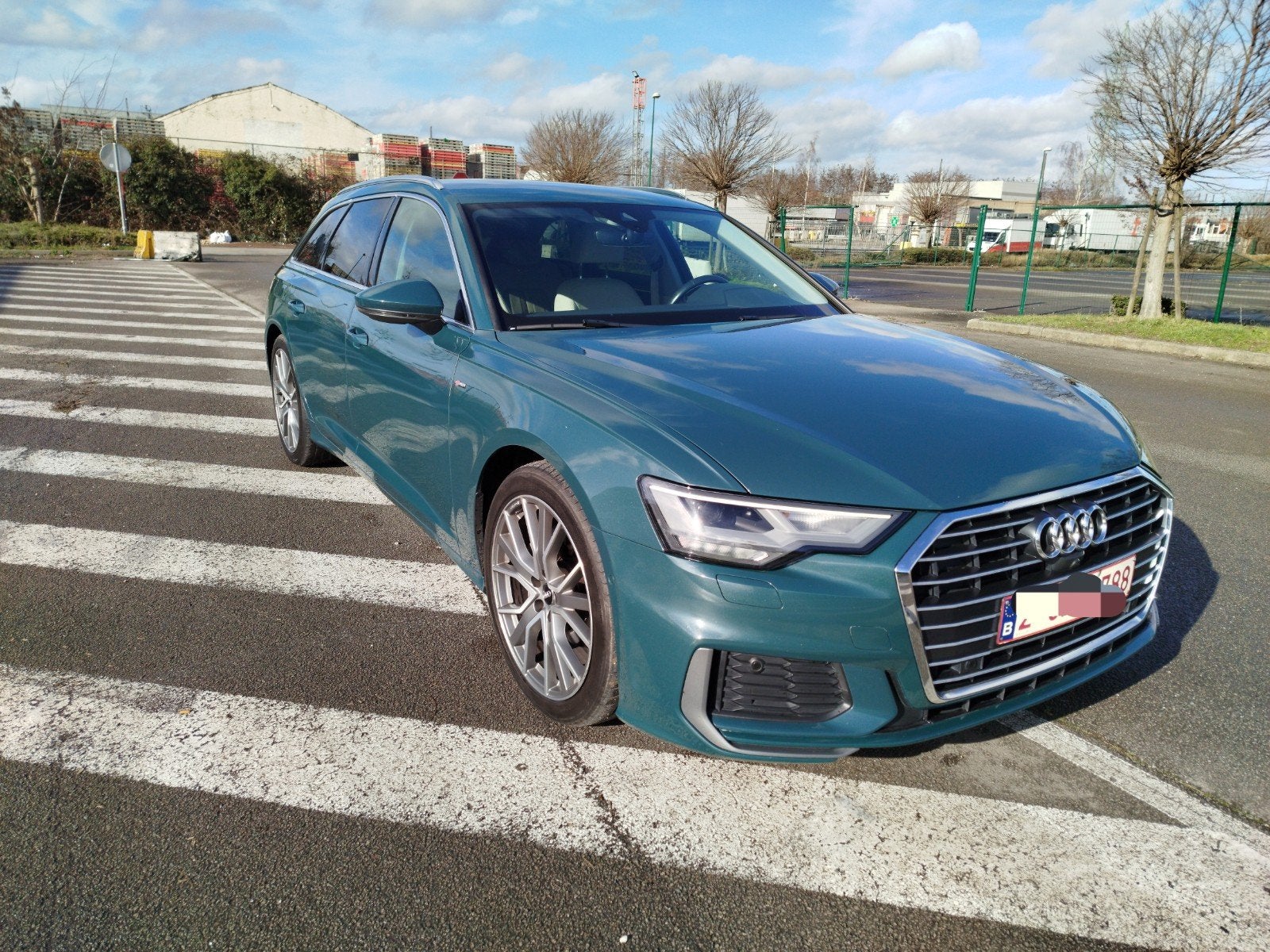Audi A6 AVANT 40TDI 204 PK-PS (92k/km), Autos, Audi, Cuir, Achat, 6 portes, Beige