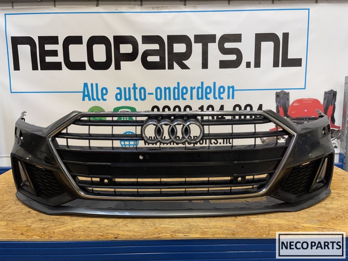AUDI A7 4K 4K8 SLINE S LINE BUMPER GRILL 4K8807437C, -, Audi, Utilisé, -