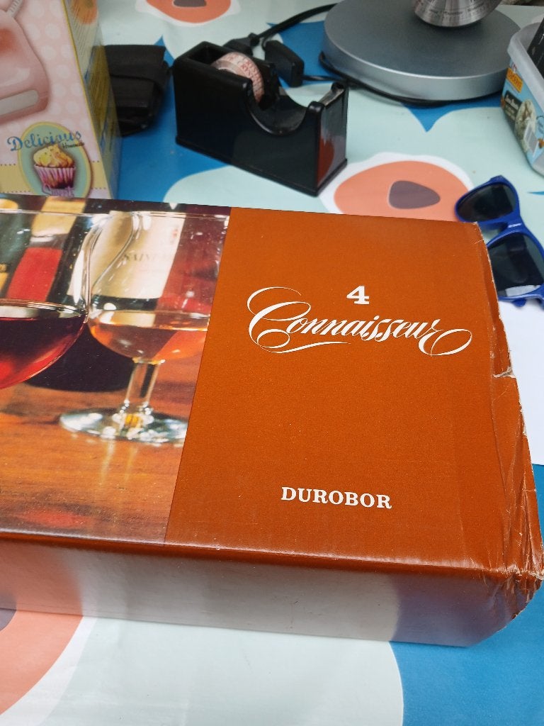 Durobar connaisseur wijnglazen, Verzamelen, Glas en Drinkglazen, Ophalen, Gebruikt, Overige typen