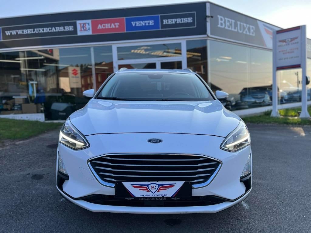 FORD FOCUS BREAK 2.0 EcoBlue*LED*Camera*PDC*scherm*, Auto's, 116 g/km, Stof, 1995 cc, Wit