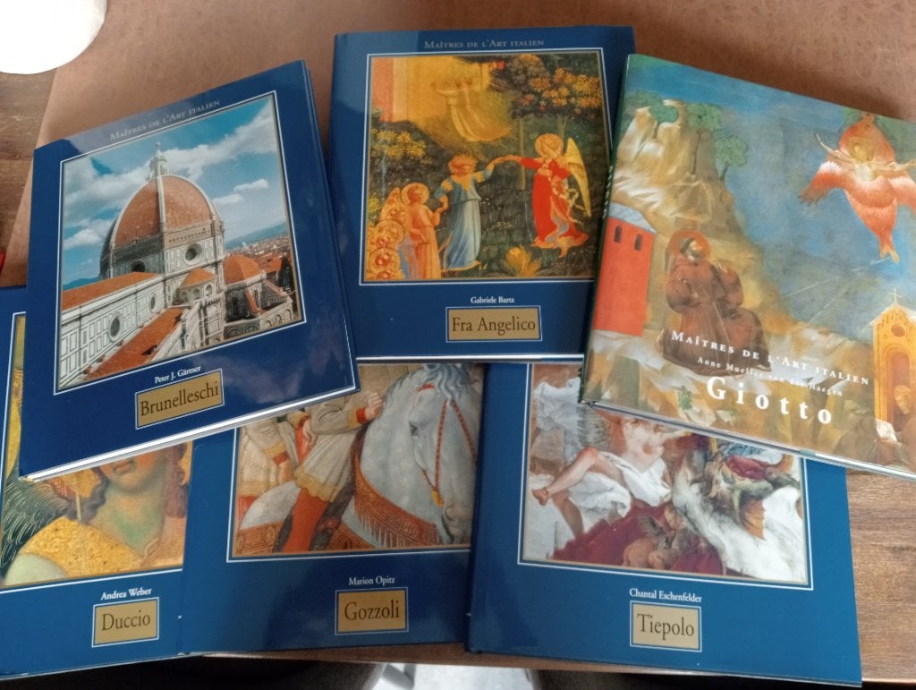 Kunstboeken "Maîtres de l'art italien" - 6 stuks, Boeken, Ophalen, Nieuw, Schilder- en Tekenkunst