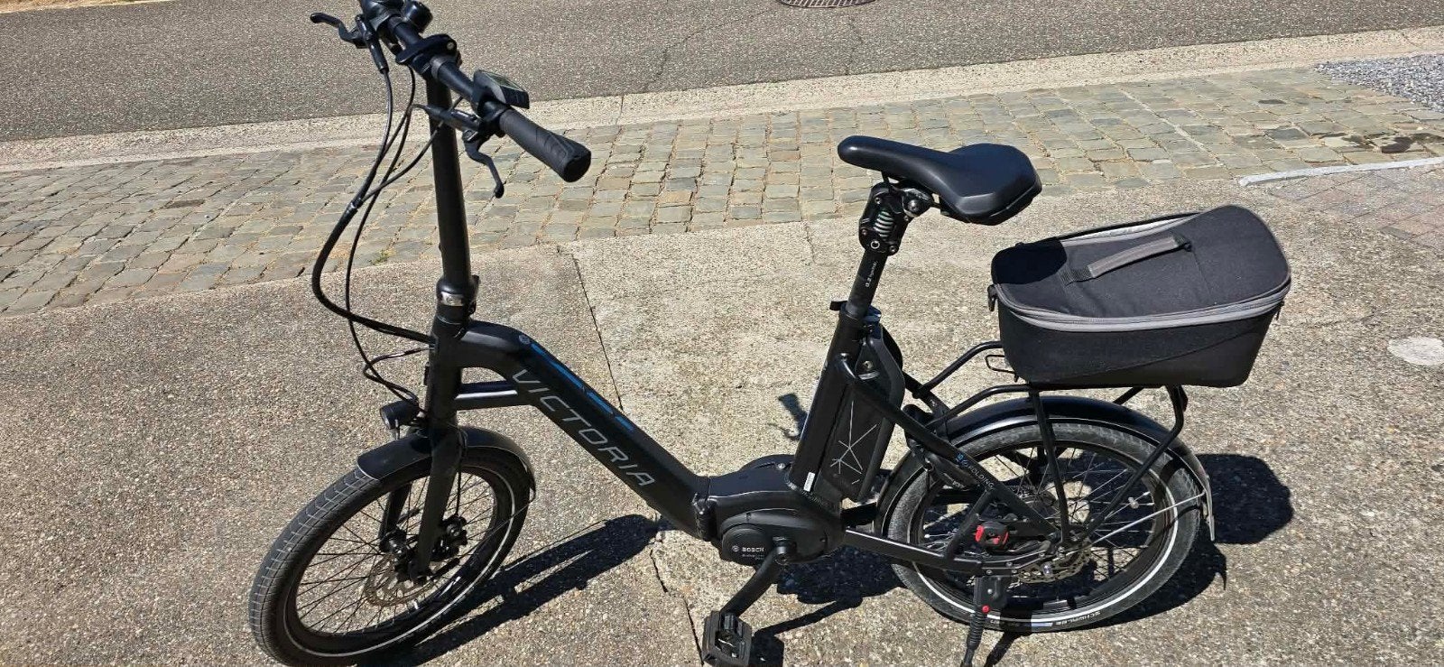 Elektrische Plooifiets in prima staat , slechts 587 km!!, Fietsen en Brommers, Elektrische fietsen, Ophalen