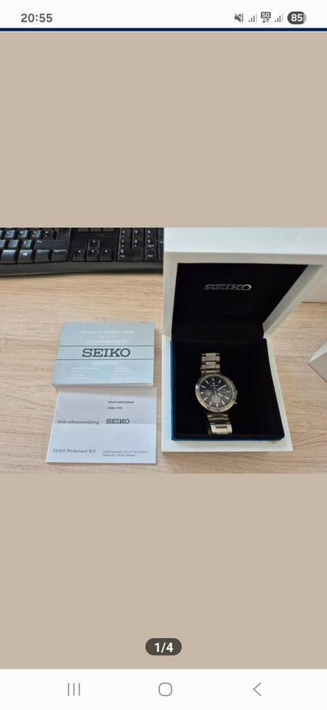 Seiko horloge kaliber v176, Bijoux, Sacs & Beauté, Montres | Hommes, Enlèvement