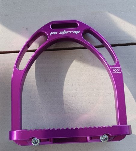 Nieuwe paarse Jin Stirrup beugels, Neuf, Enlèvement ou Envoi, Étriers, Violet