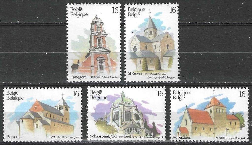 Belgique 1994 - Yvert 2555-2559 /OBP 2561-2565 -Touris (PF), Envoi, Non oblitéré, Neuf