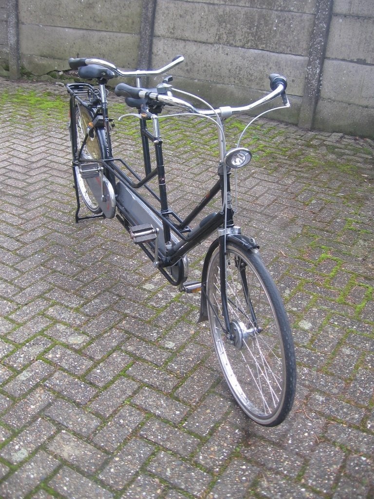 28 inch rijklare Gazelle tandem met trommelremmen, Ophalen, Minder dan 10 versnellingen, Gebruikt, Gazelle