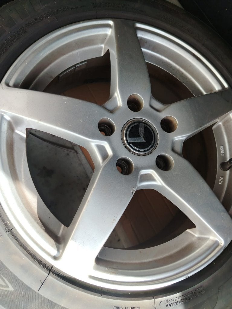 3 pneus sur jantes 16" alu Diewe 205 55 16 91V, Pneus et Jantes, 16 pouces, 205 mm, Enlèvement
