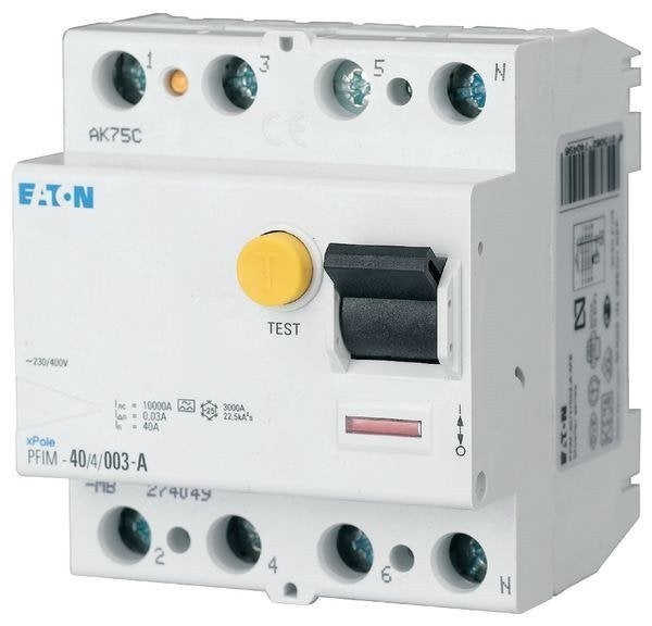 Aardlekschakelaar 40A 4P 300mA type S/A selectief, Envoi