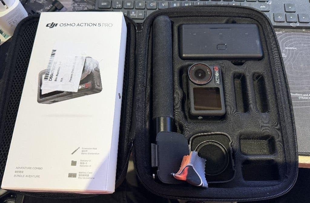 DJI Osmo Aciton 5 pro Adventure Combo, Enlèvement ou Envoi, Utilisé, Autres marques