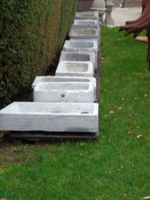 auge en pierre , bac jardinière , grand choix !, Jardin & Terrasse, Bacs à fleurs & Jardinières, Utilisé, Pierre, Intérieur, Balcon