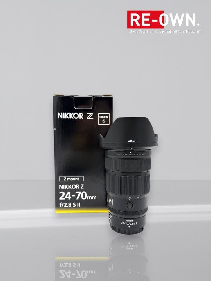 NIKON Z 24-70MM F/2.8 S II | NIEUWSTAAT | FILTER | GARANTIE, Audio, Tv en Foto, ,, Beeldstabilisatie, Nikon Z-mount, Nikon