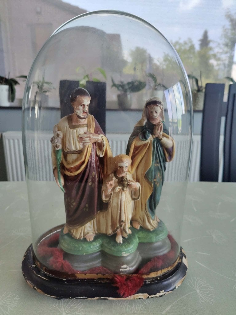 Glazen stolp heilige familie, Ophalen of Verzenden