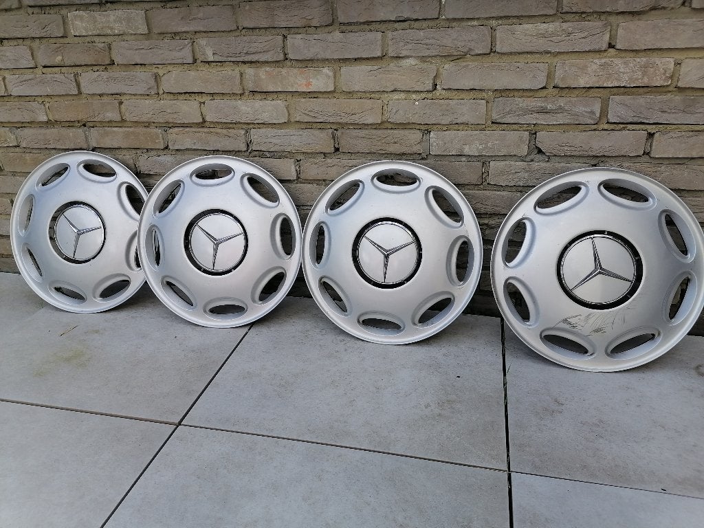 Mercedes 15 inch wieldoppen of wieldoppen, Ophalen of Verzenden, Gebruikt