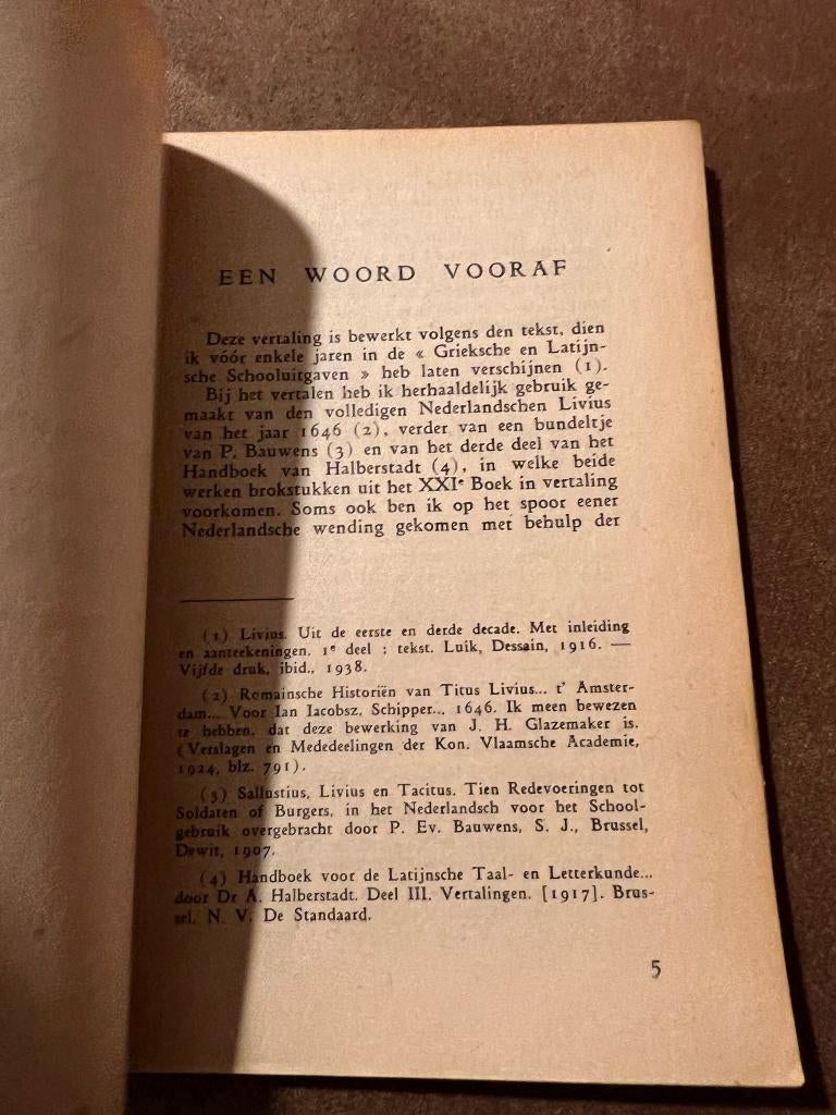 De oorlog tegen Hannibal - Livius XXIe boek : Van Saguntum t, Gelezen, België, Livius, Ophalen of Verzenden