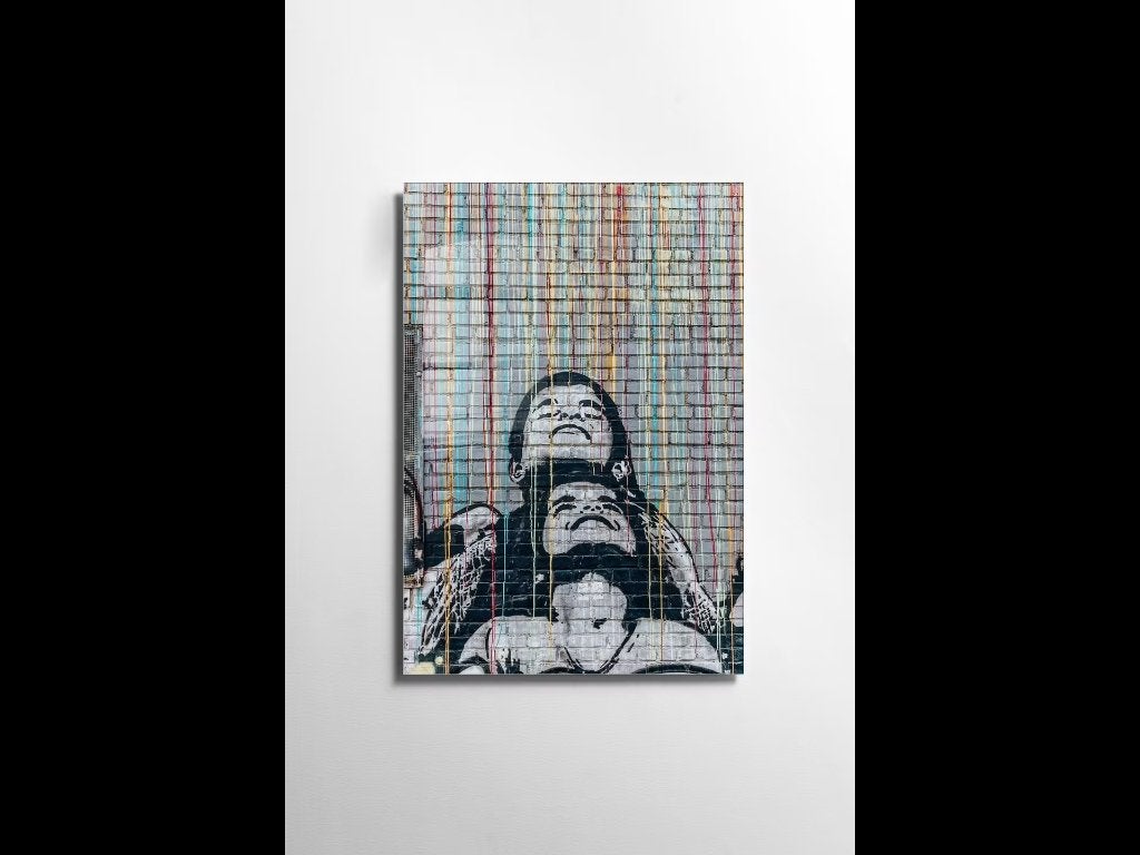 Asir Wallity Wall Deco, Portret en Figuren, Ophalen of Verzenden, Ingelijst, Lithografie