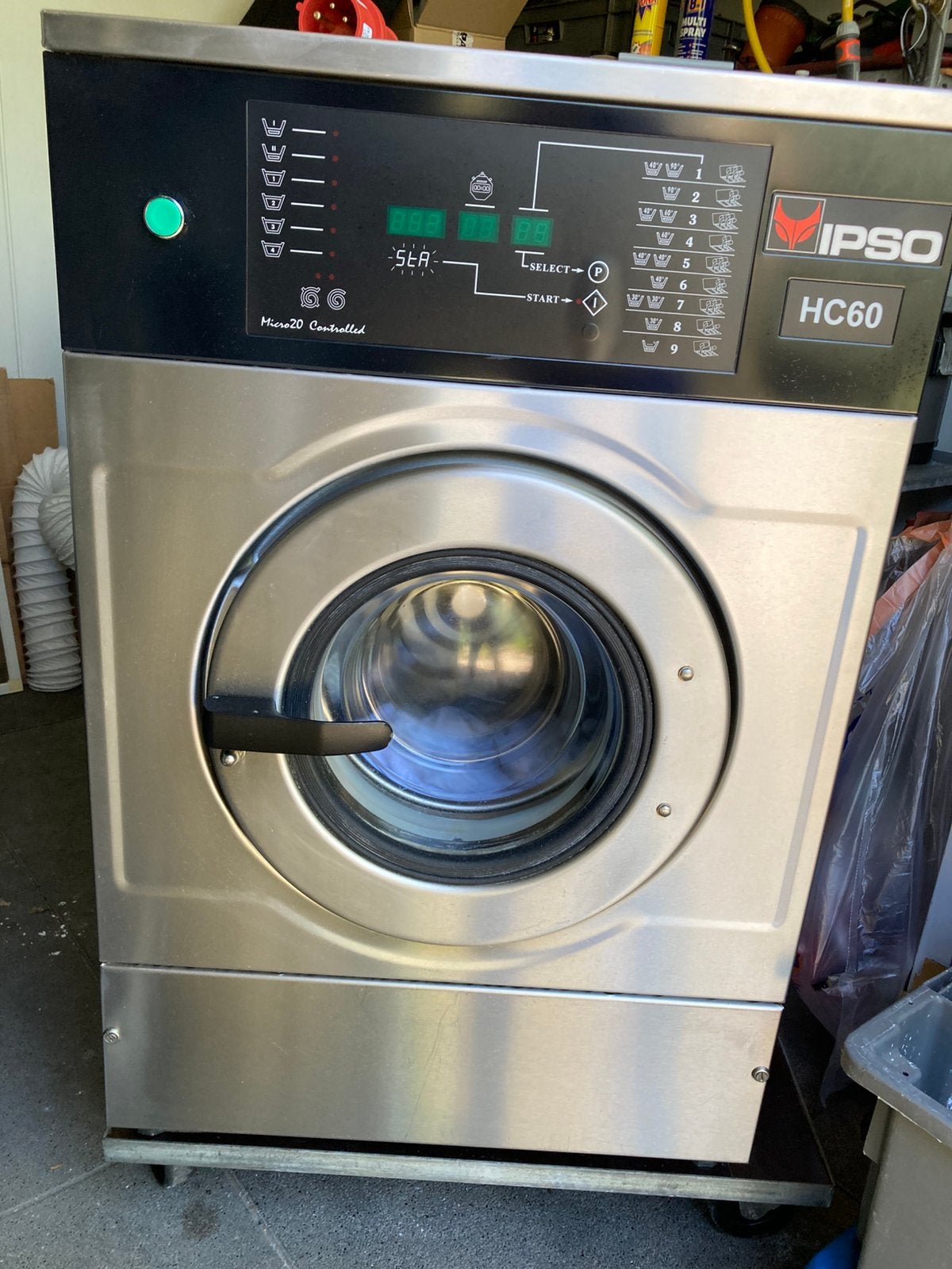 Te koop ipso hc 60 professionele,industriele wasmachine, Elektronische apparatuur, Wasmachines, Ophalen, 1200 tot 1600 toeren