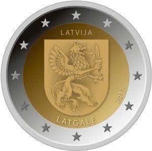 2€ munt Latvija (unc), Timbres & Monnaies, Enlèvement, Autres pays, 2 euros, Monnaie en vrac