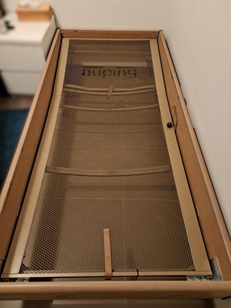 Base ajustable en maille Auping, 90 cm, Une personne, Enlèvement, Utilisé
