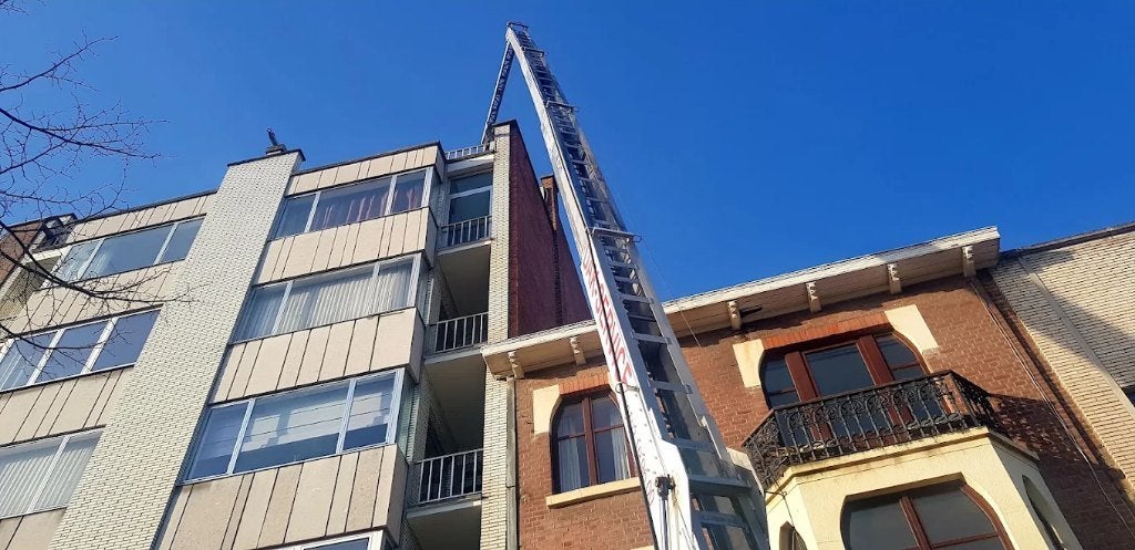 Grue de chantier pour couvreurs, Articles professionnels, Enlèvement, Engin de levage