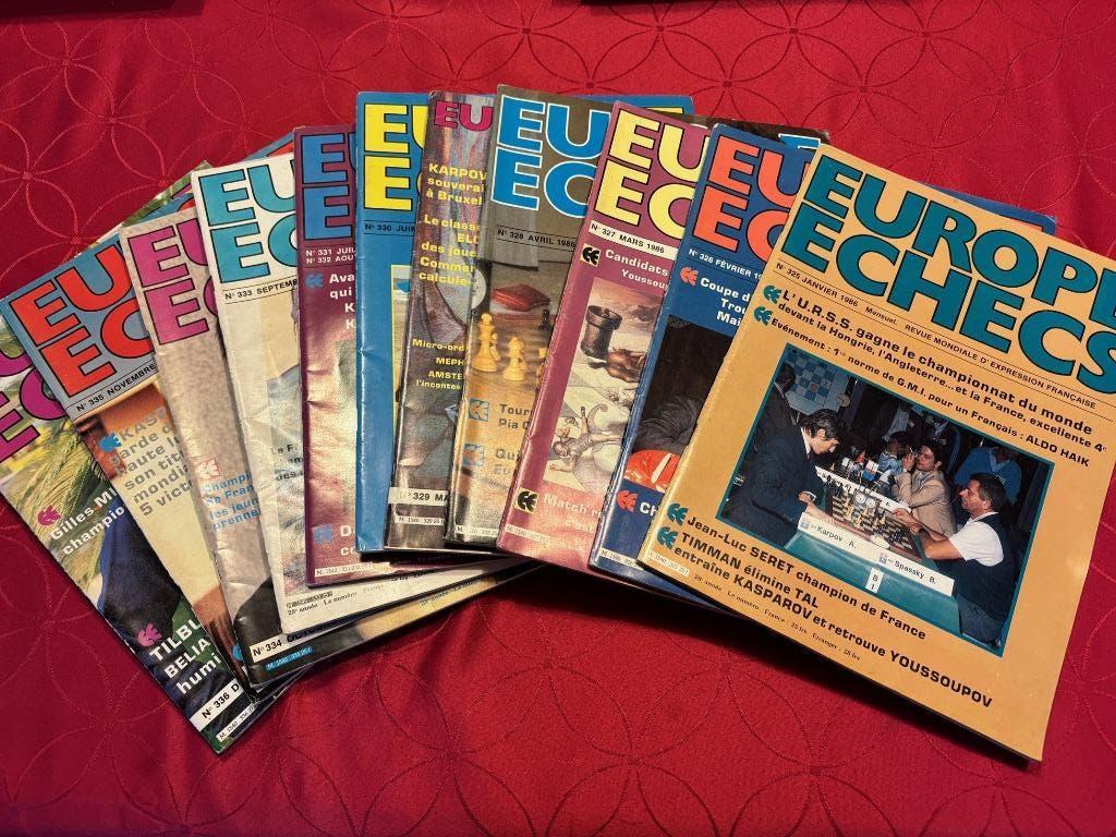 Europe Echecs 1986, Livres, Enlèvement, Comme neuf