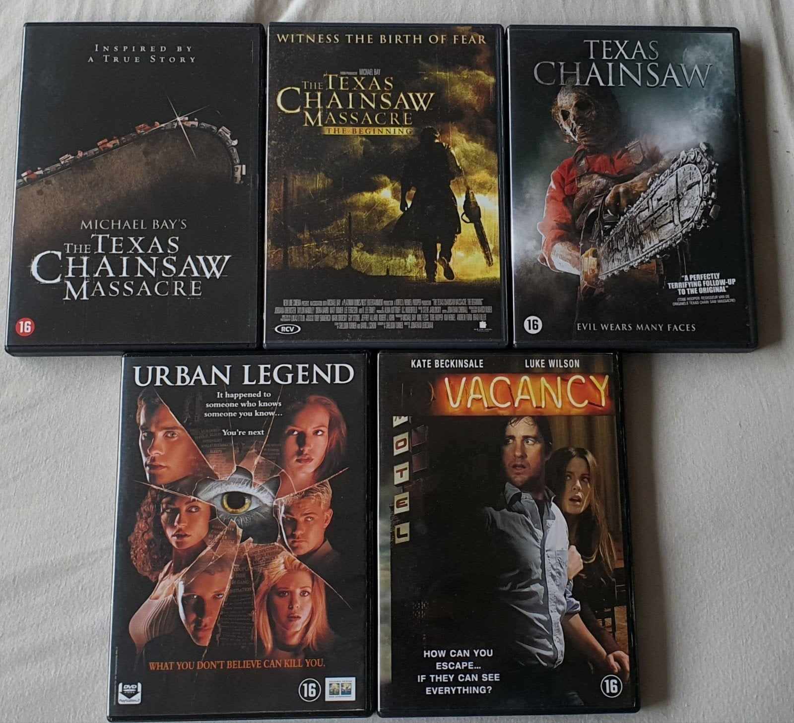 collectie horror dvd's in goede staat, Ophalen, Nederlands, Nederlands