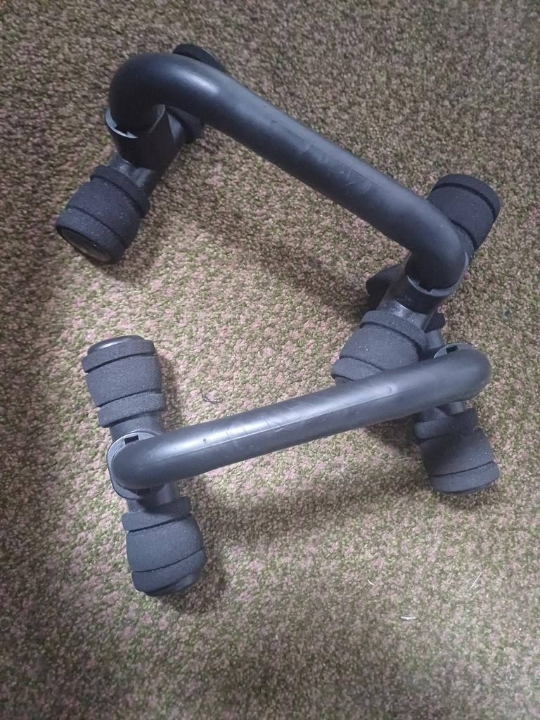 3-delige Fitness Set (Pull-up, Dip, Push-up) + Elastiek, Jambes, Enlèvement, Métal, Centrale électrique