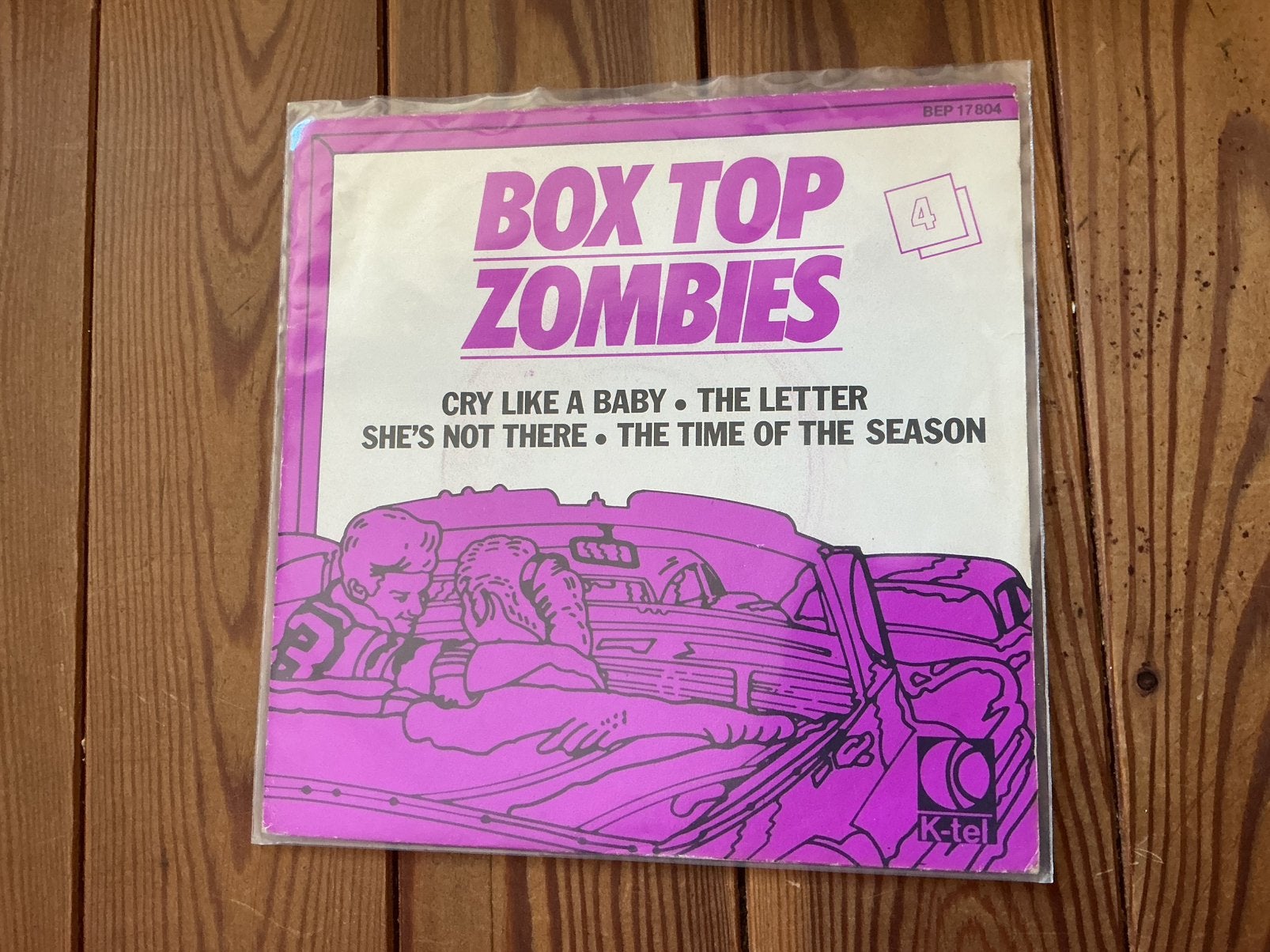 EP the box tops/ the Zombies - box top zombies, Ophalen of Verzenden, Zo goed als nieuw, EP