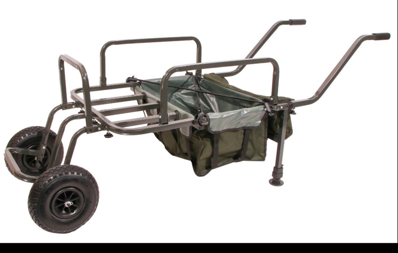 Transportkar barrow met dubbel wiel, Ophalen