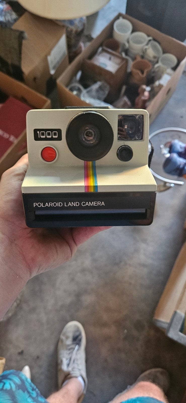 Polaroïd Land camera, Enlèvement