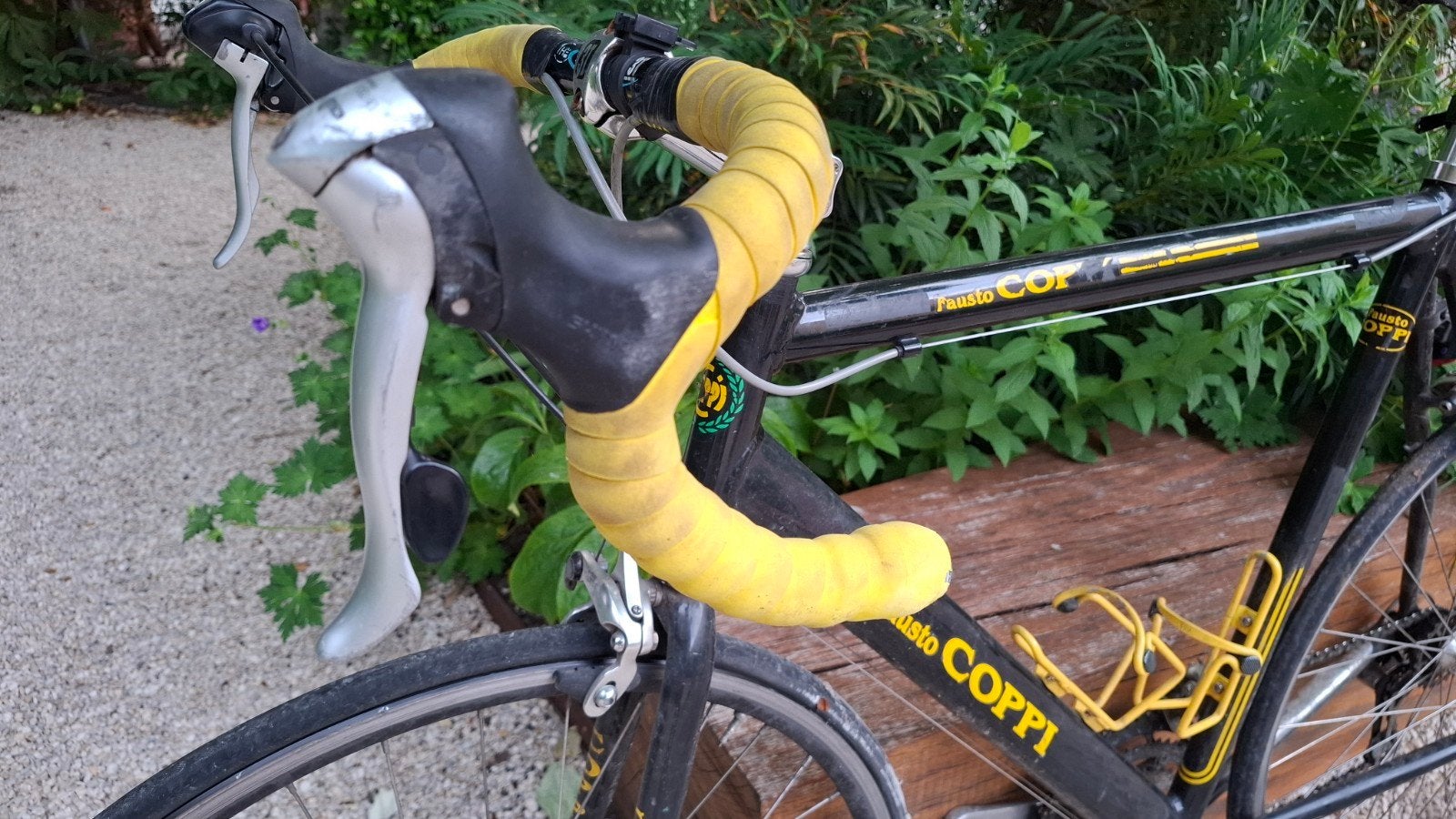 Sympathieke vintage koersfiets "Fausto Coppi", Ophalen