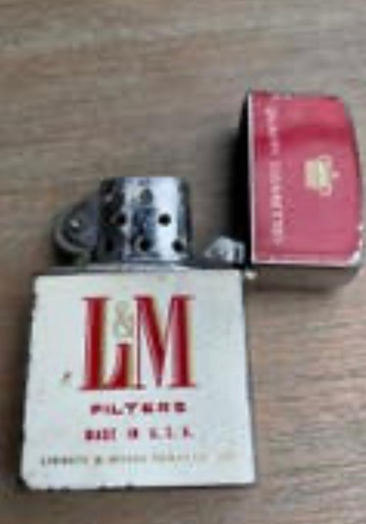 L& M aansteker, Ophalen, Gebruikt, Aansteker