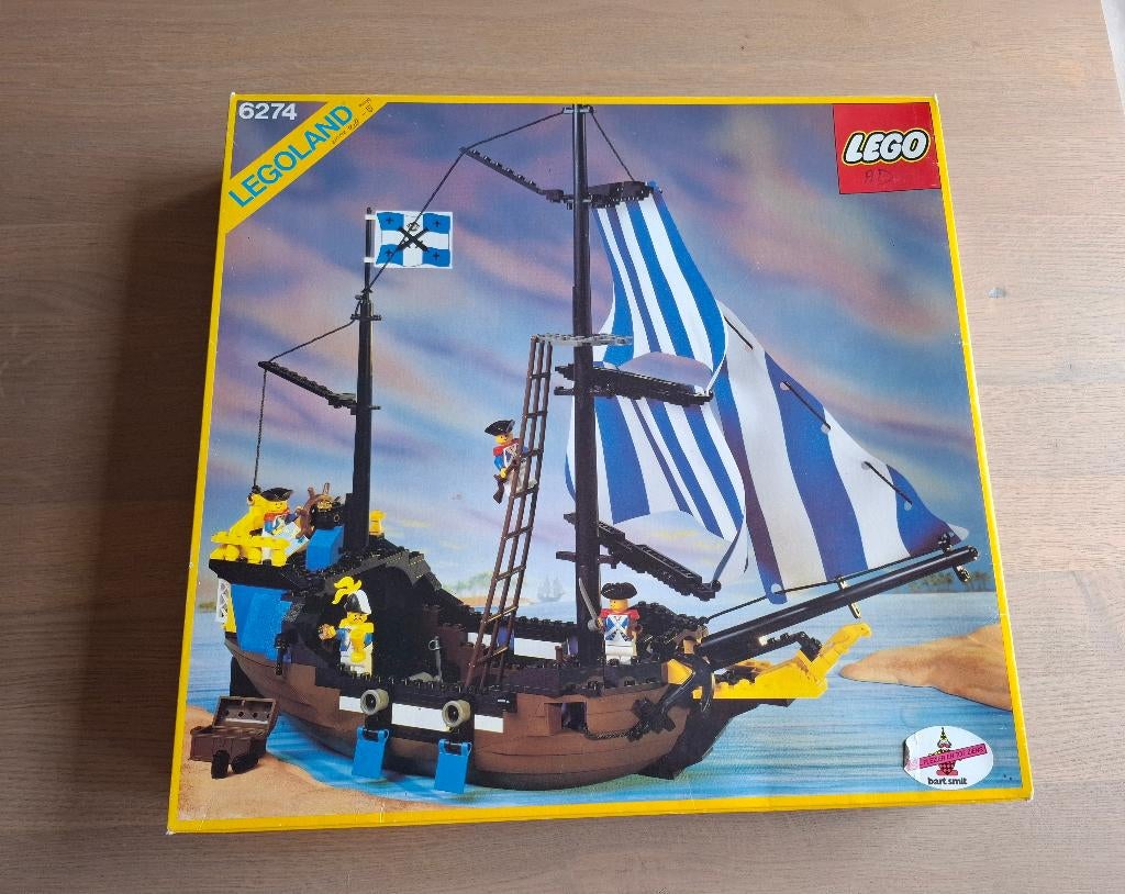Ensemble Lego Pirate Ship 6274 + Boîte + Instructions, Enlèvement ou Envoi, Lego, Ensemble complet, Utilisé
