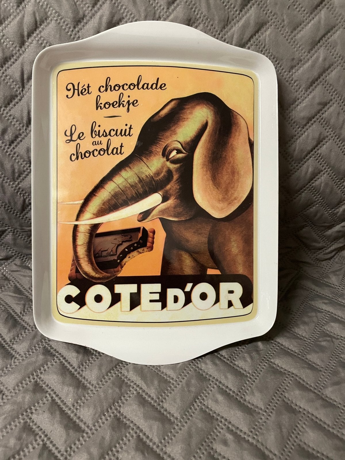 Vintage cote do’r dienblad, Huis en Inrichting, Woonaccessoires | Dienbladen, Zo goed als nieuw, Ophalen of Verzenden
