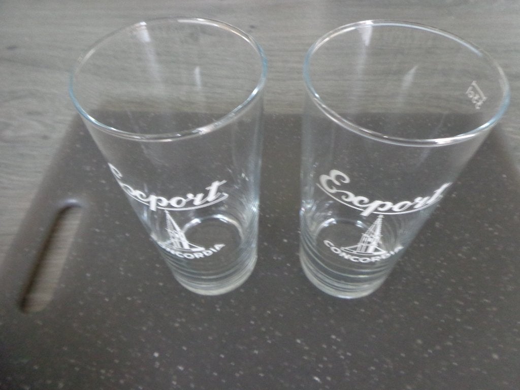 bierglazen concordia, Ophalen of Verzenden