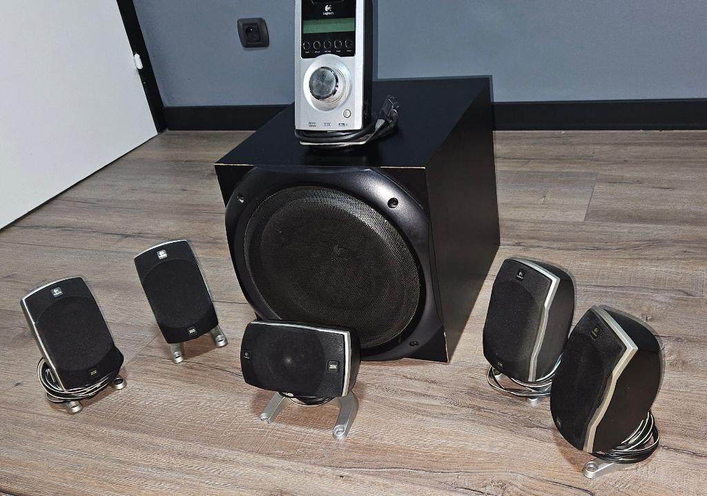Logitech Z-5500 5.1 Digital Surround Sound Speaker System, Enlèvement, Utilisé, Canal audio 5.1, Logitech