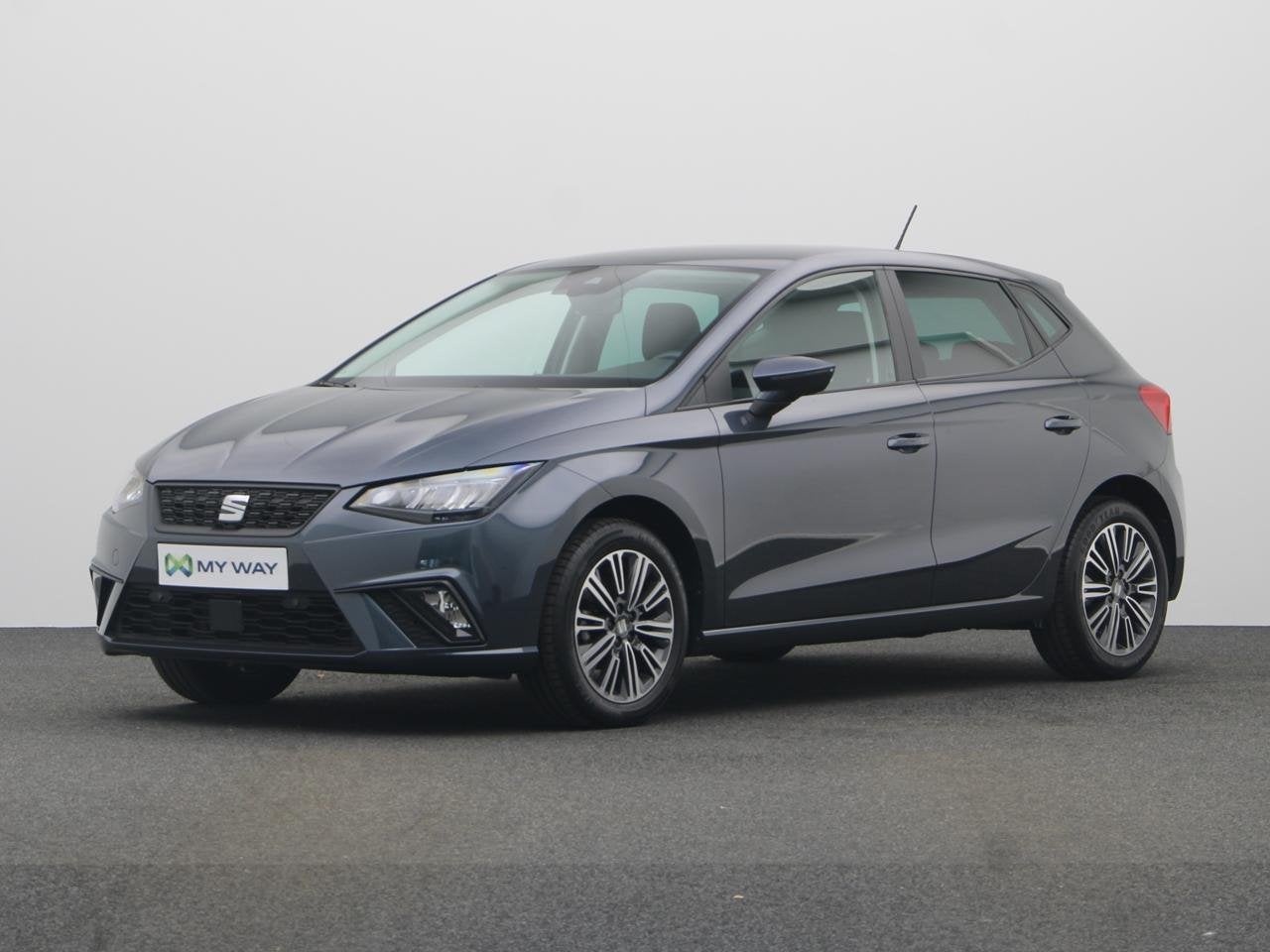Seat Ibiza 5P/D 1.0 TSI 95 PK BENZINE, Auto's, 118 g/km, Adaptive Cruise Control, Ibiza, Zilver of Grijs