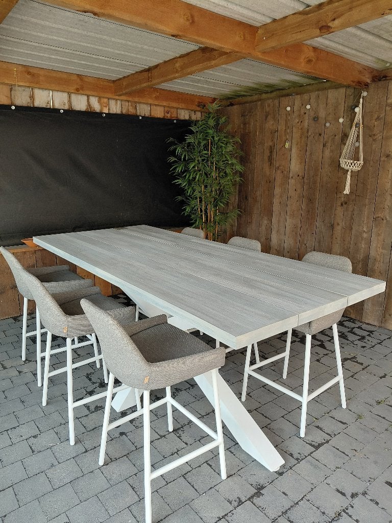 Table et chaises de jardin Texas Cross, Jardin & Terrasse, Ensembles de jardin, Chaise, Salons de jardin, Comme neuf, Enlèvement