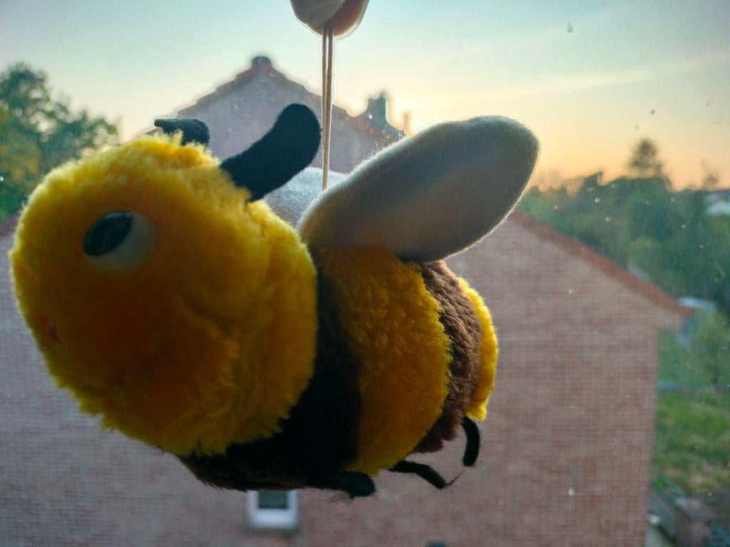 Vintage Dakin bij hommel Stuffed Animal Plush 1981, Collections, Statues & Figurines, Utilisé, Animal, Enlèvement ou Envoi